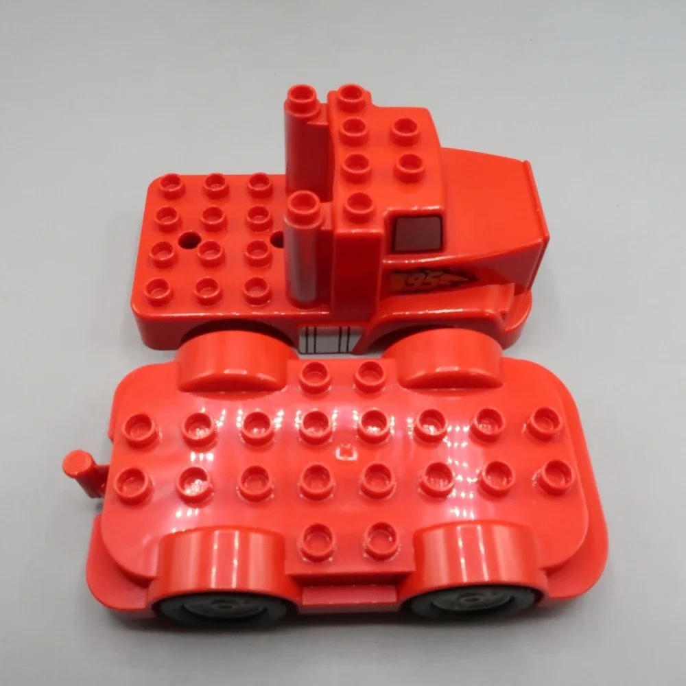 Lego Duplo Disney Pixar Cars Mack Semi Truck & Tow Mater Tow Truck Figures